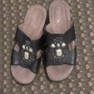 Black Natural Soul by Naturalizer Gemstone Sandals